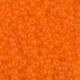 Miyuki seed beads 8/0 - Matte transparent orange 8-138F